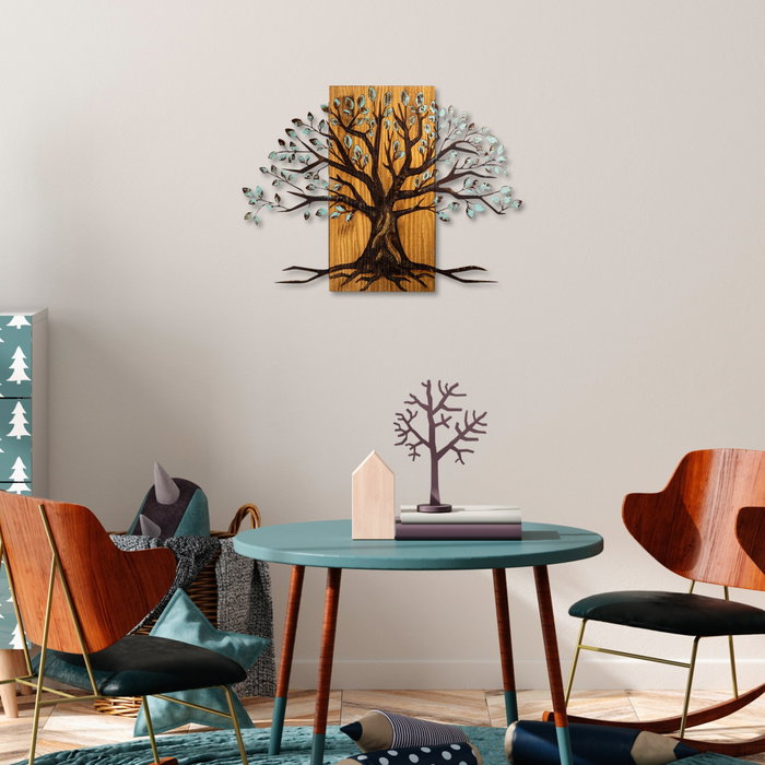 Wallity Willow - 382-A Accesorio de Pared Decorativa de Madera y Metal Wallity Willow - 382-A Accesorio de Pared Decorativa de Madera y Metal
